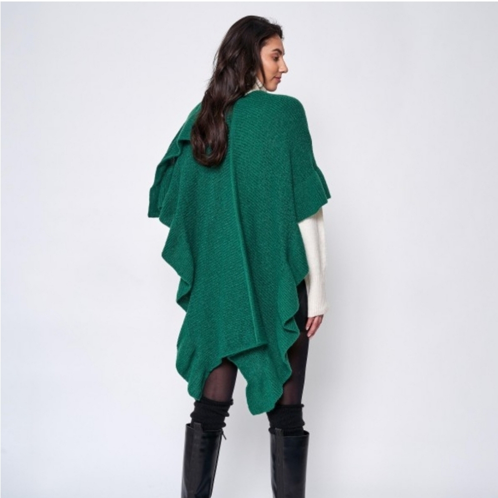 Ruffle Ruana Wrap - Picture 2 of 3